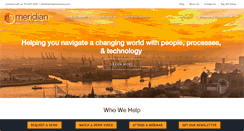 Desktop Screenshot of meridianbusiness.com