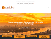Tablet Screenshot of meridianbusiness.com